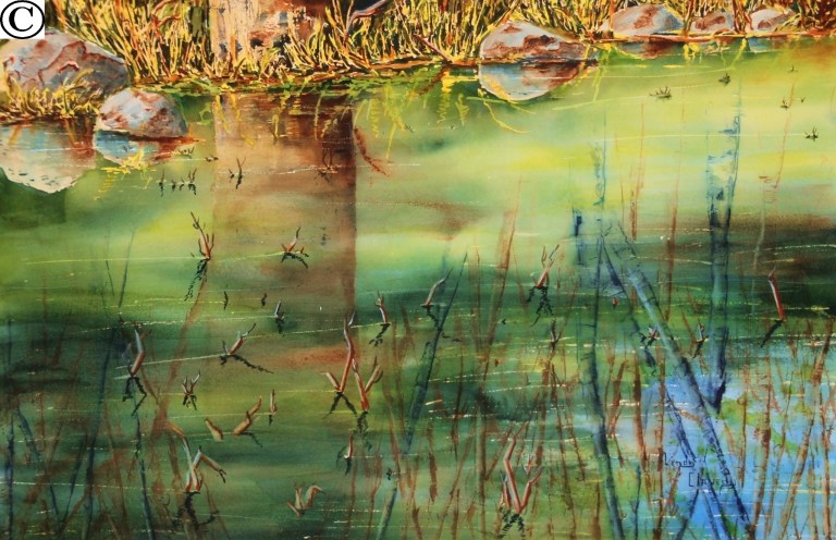 025 Miroir d'énergie 14 po-21½  $550.00